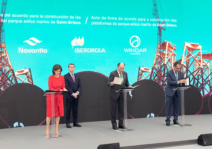 foto noticia Iberdrola adjudica a Navantia-Windar el mayor contrato de eólica marina de su historia por valor de 350 millones de euros